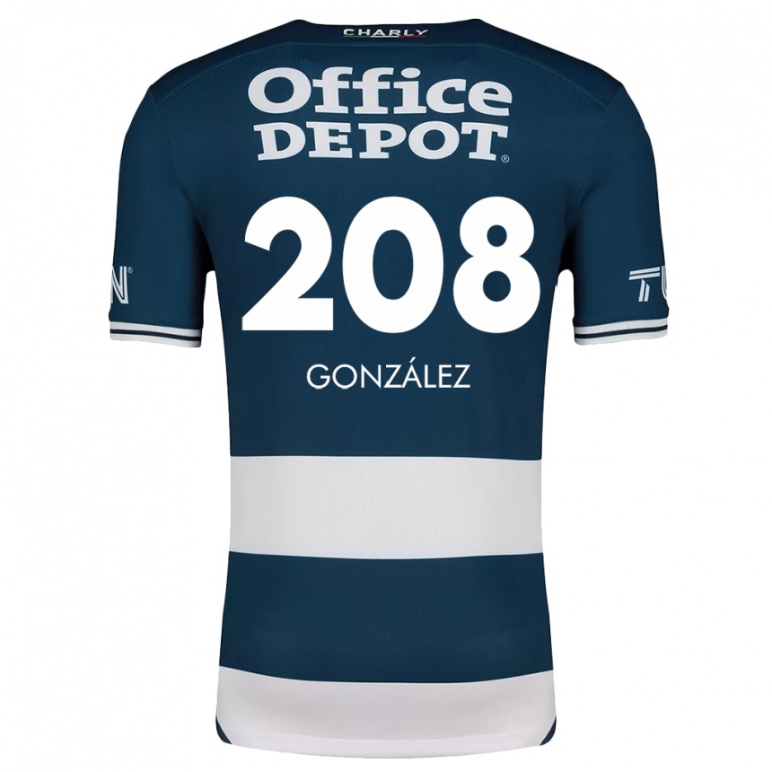 Kinder Fußball Osvaldo González #208 Blau Weiss Heimtrikot Trikot 2024/25 T-Shirt Luxemburg