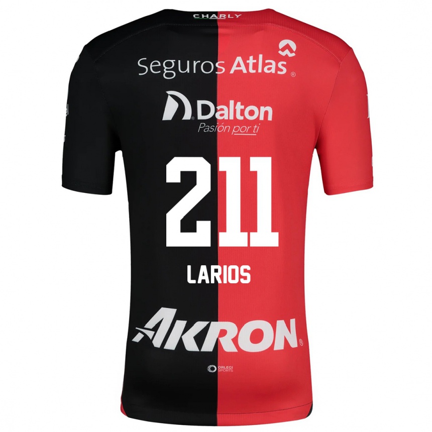 Kinder Fußball Israel Larios #211 Rot Schwarz Heimtrikot Trikot 2024/25 T-Shirt Luxemburg