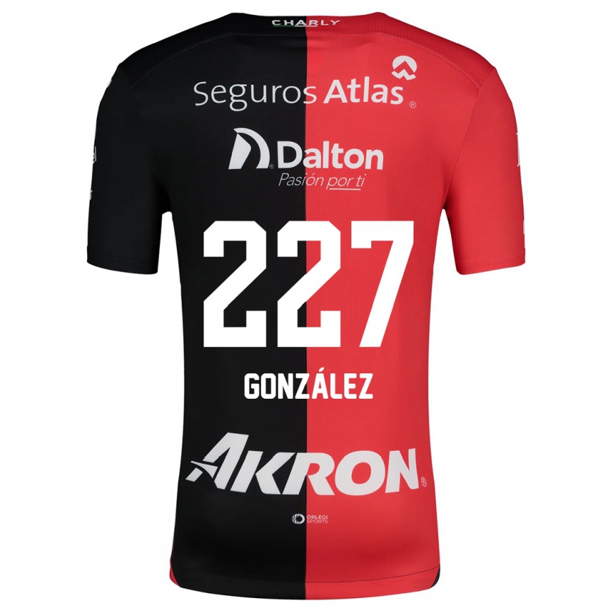 Kinder Fußball Rodolfo González #227 Rot Schwarz Heimtrikot Trikot 2024/25 T-Shirt Luxemburg