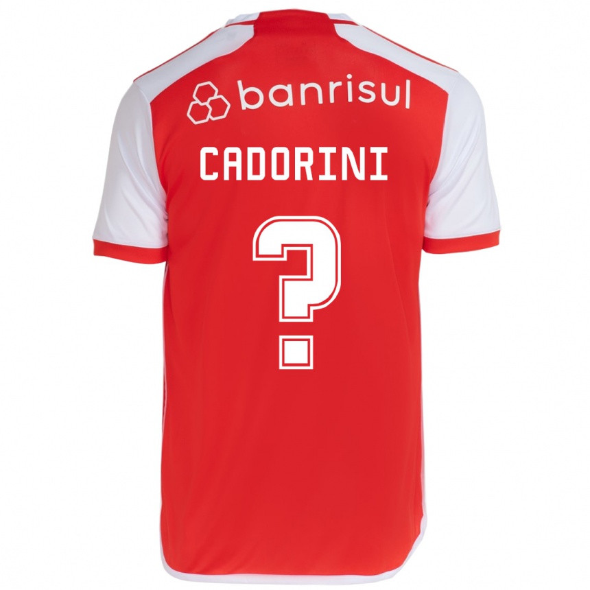 Kinder Fußball Matheus Cadorini #0 Rot-Weiss Heimtrikot Trikot 2024/25 T-Shirt Luxemburg