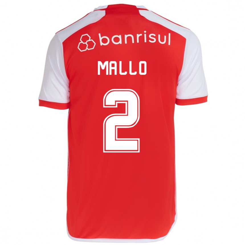 Kinder Fußball Hugo Mallo #2 Rot-Weiss Heimtrikot Trikot 2024/25 T-Shirt Luxemburg