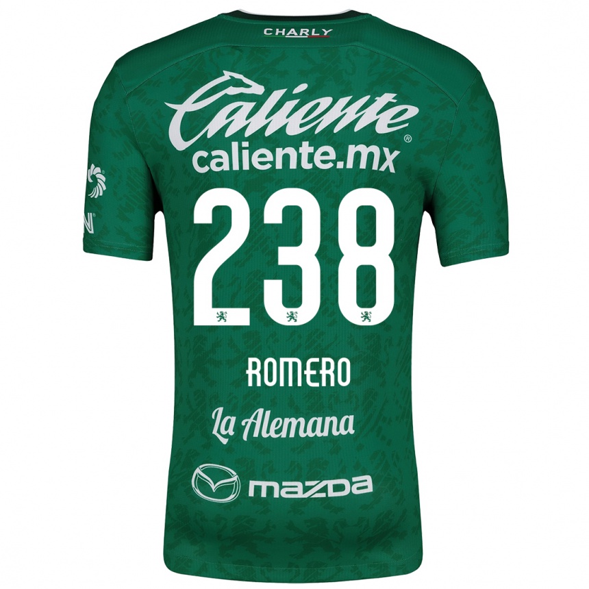 Kinder Fußball Paulo Romero #238 Grün Weiß Heimtrikot Trikot 2024/25 T-Shirt Luxemburg