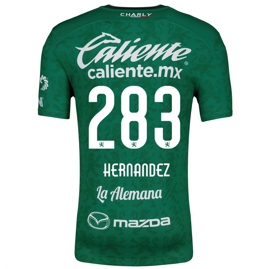 Kinder Fußball Karin Hernández #283 Grün Weiß Heimtrikot Trikot 2024/25 T-Shirt Luxemburg