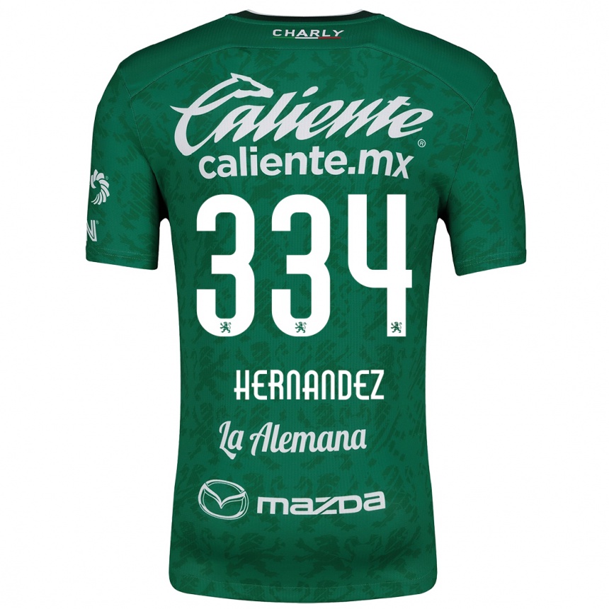 Kinder Fußball Alan Hernández #334 Grün Weiß Heimtrikot Trikot 2024/25 T-Shirt Luxemburg