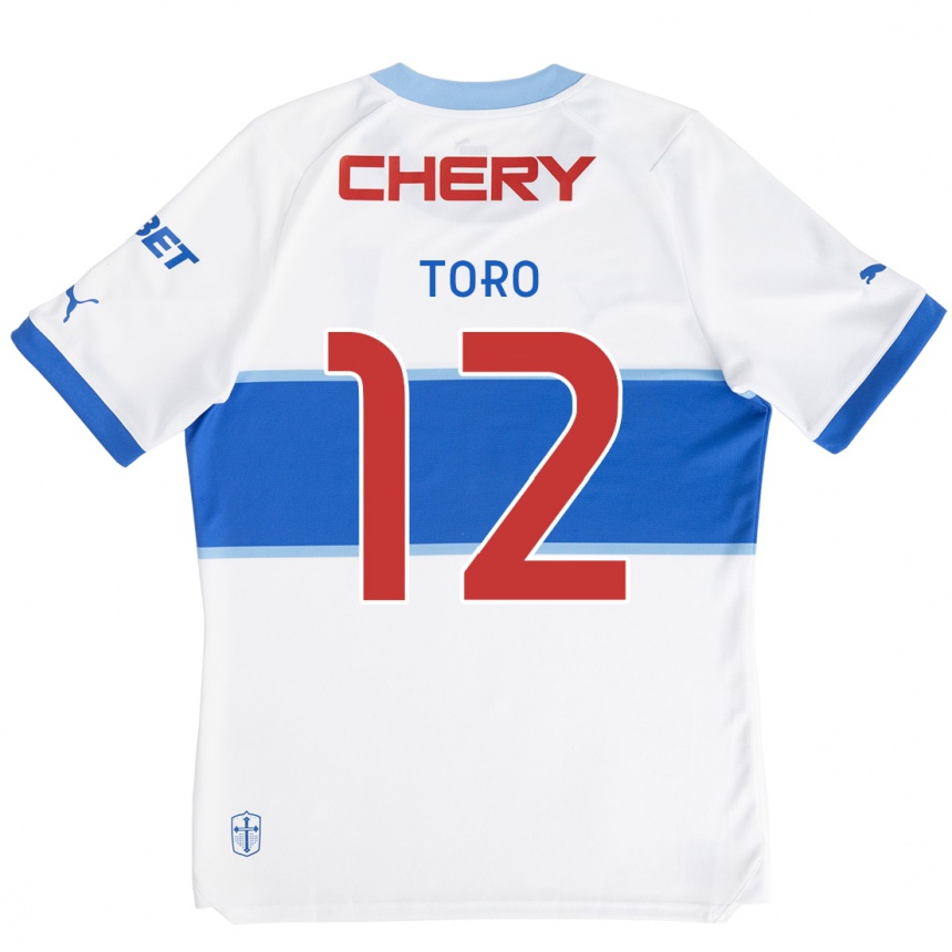 Kinder Fußball Ian Toro #12 Weiß Blau Heimtrikot Trikot 2024/25 T-Shirt Luxemburg