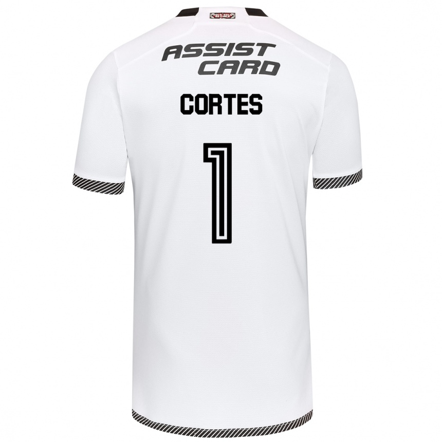 Kinder Fußball Brayan Cortés #1 Weiß Schwarz Heimtrikot Trikot 2024/25 T-Shirt Luxemburg