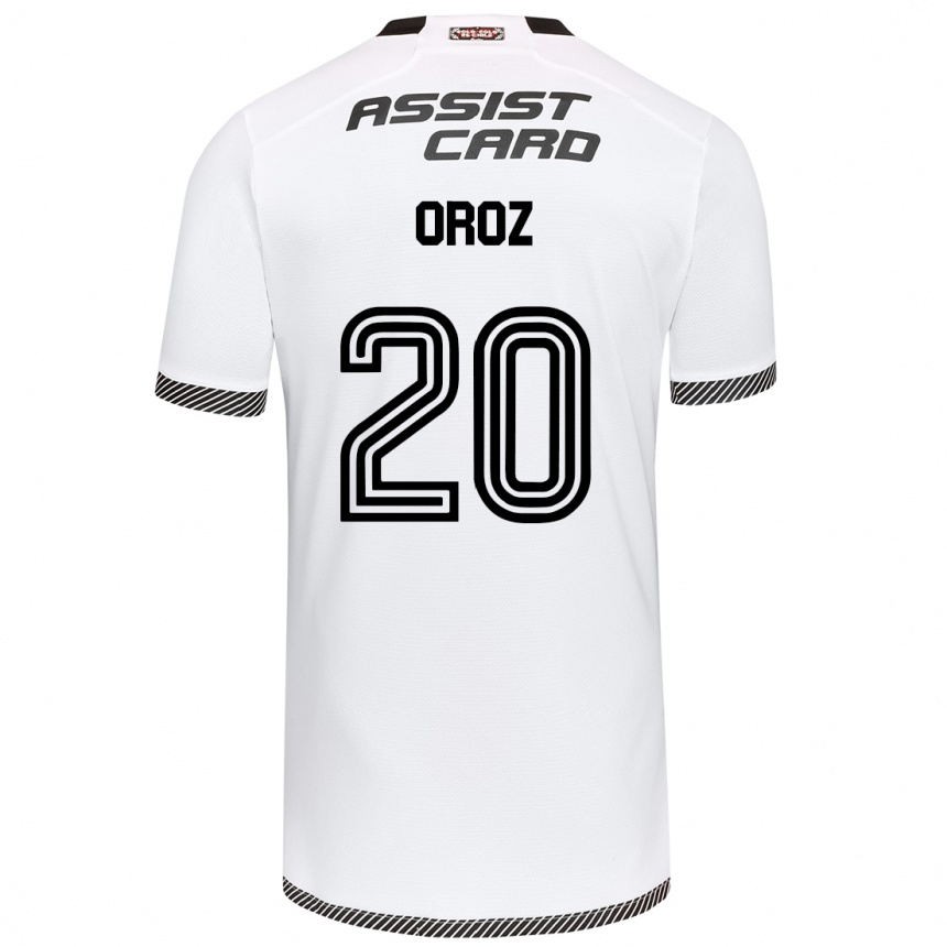 Kinder Fußball Alexander Oroz #20 Weiß Schwarz Heimtrikot Trikot 2024/25 T-Shirt Luxemburg