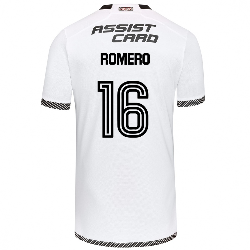 Kinder Fußball Evanz Romero #16 Weiß Schwarz Heimtrikot Trikot 2024/25 T-Shirt Luxemburg