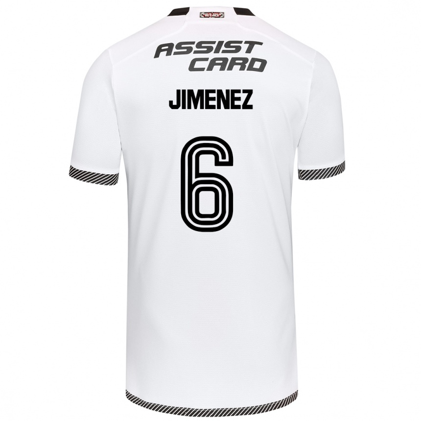 Kinder Fußball Yastin Jiménez #6 Weiß Schwarz Heimtrikot Trikot 2024/25 T-Shirt Luxemburg