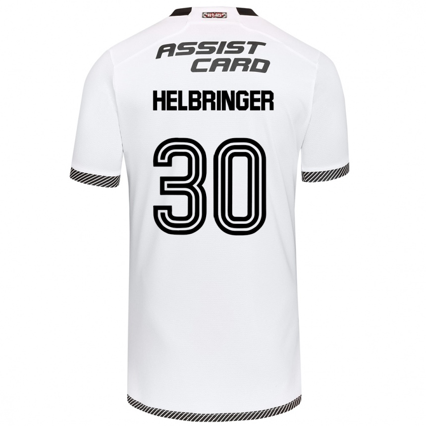 Kinder Fußball Aixa Helbringer #30 Weiß Schwarz Heimtrikot Trikot 2024/25 T-Shirt Luxemburg