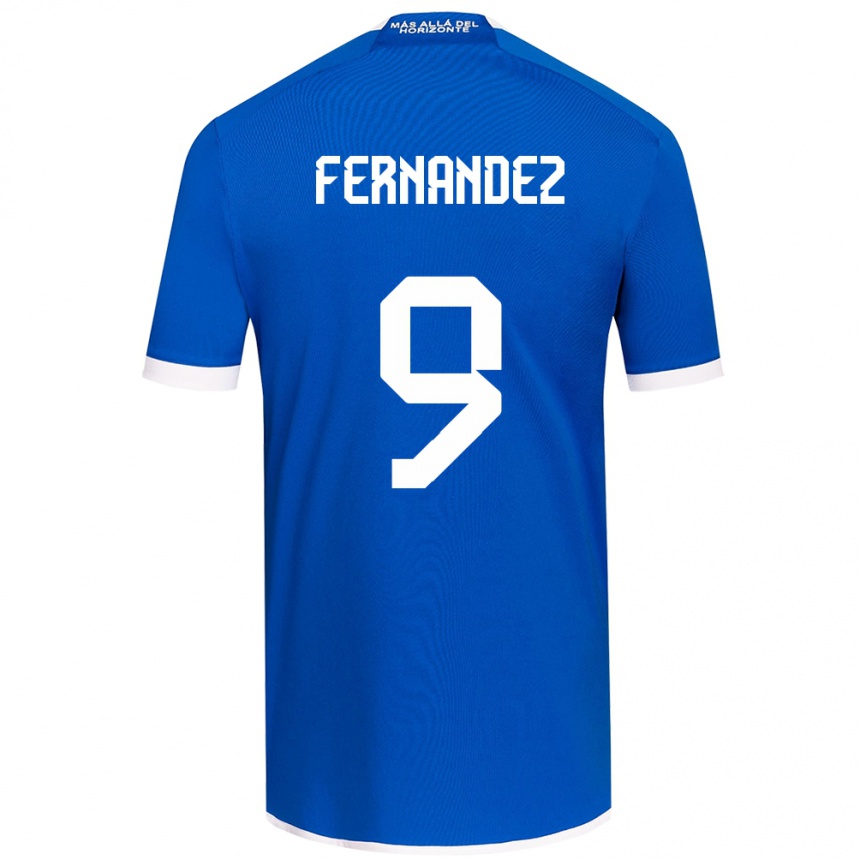 Kinder Fußball Leandro Fernández #9 Blau Weiss Heimtrikot Trikot 2024/25 T-Shirt Luxemburg