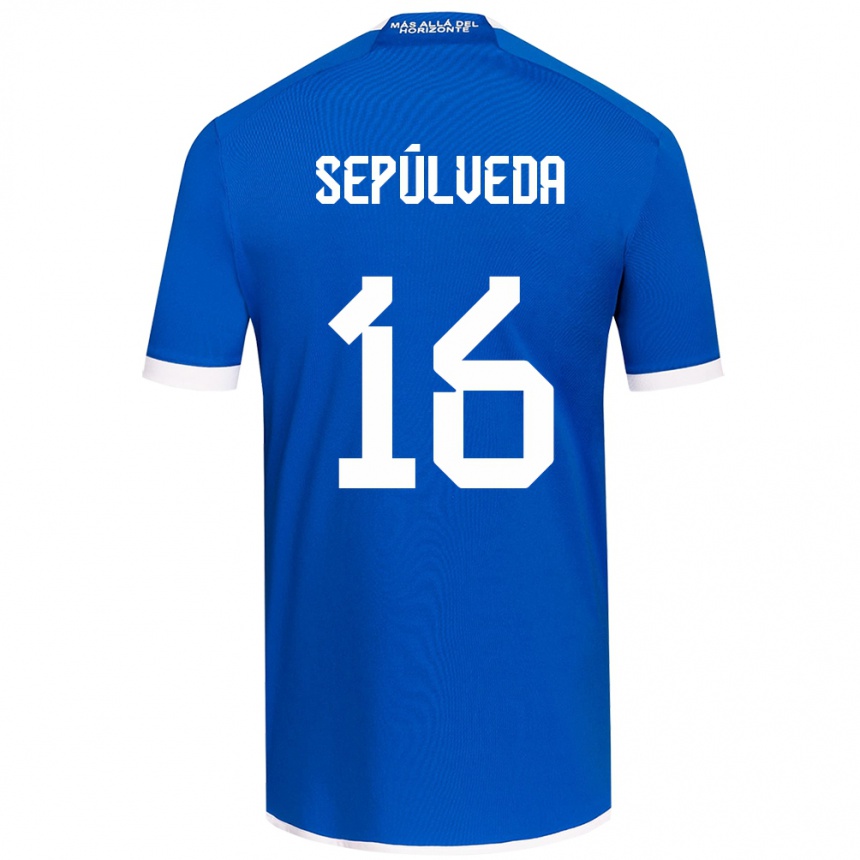 Kinder Fußball Matías Sepúlveda #16 Blau Weiss Heimtrikot Trikot 2024/25 T-Shirt Luxemburg