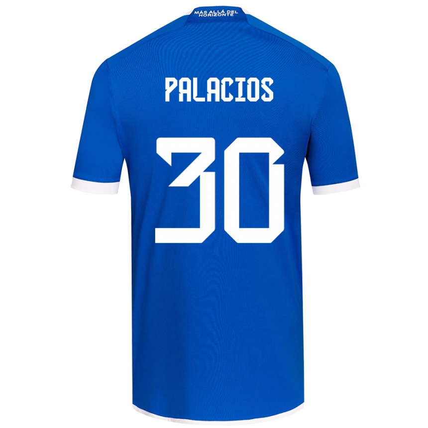 Kinder Fußball Cristian Palacios #30 Blau Weiss Heimtrikot Trikot 2024/25 T-Shirt Luxemburg