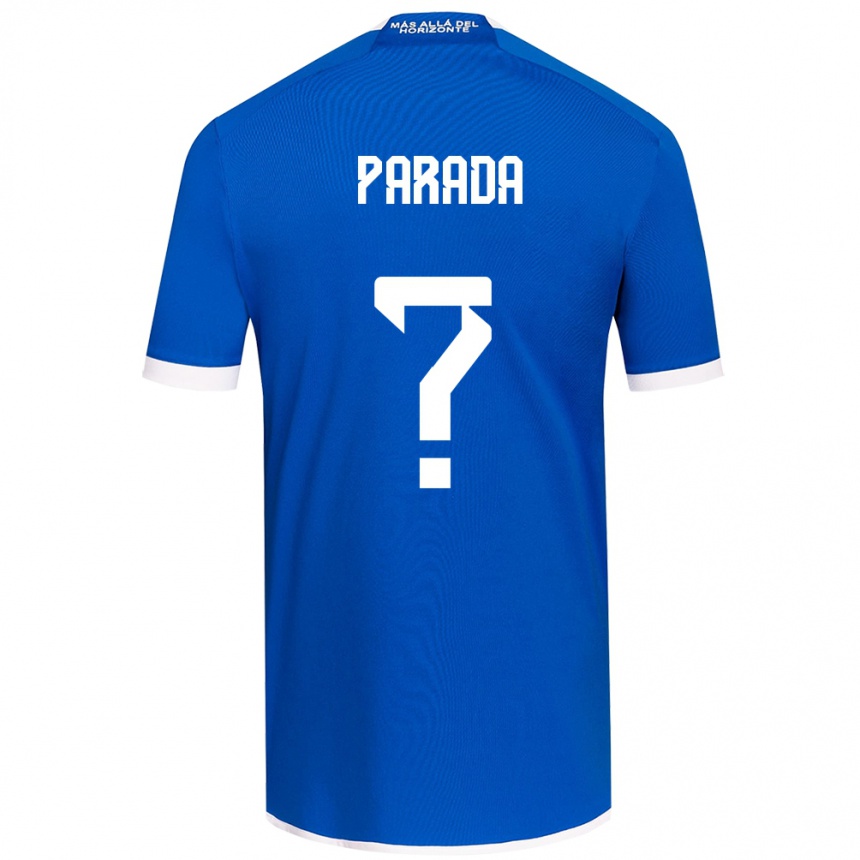 Kinder Fußball Ignacio Parada #0 Blau Weiss Heimtrikot Trikot 2024/25 T-Shirt Luxemburg