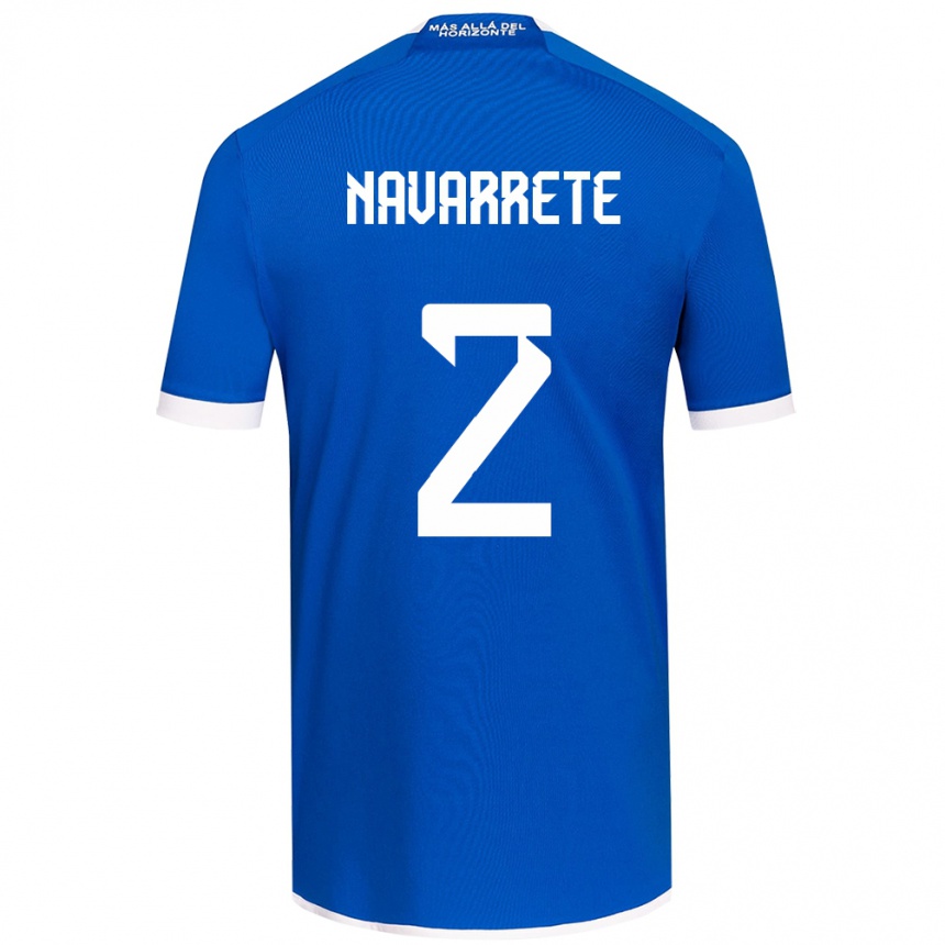 Kinder Fußball Daniel Navarrete #2 Blau Weiss Heimtrikot Trikot 2024/25 T-Shirt Luxemburg