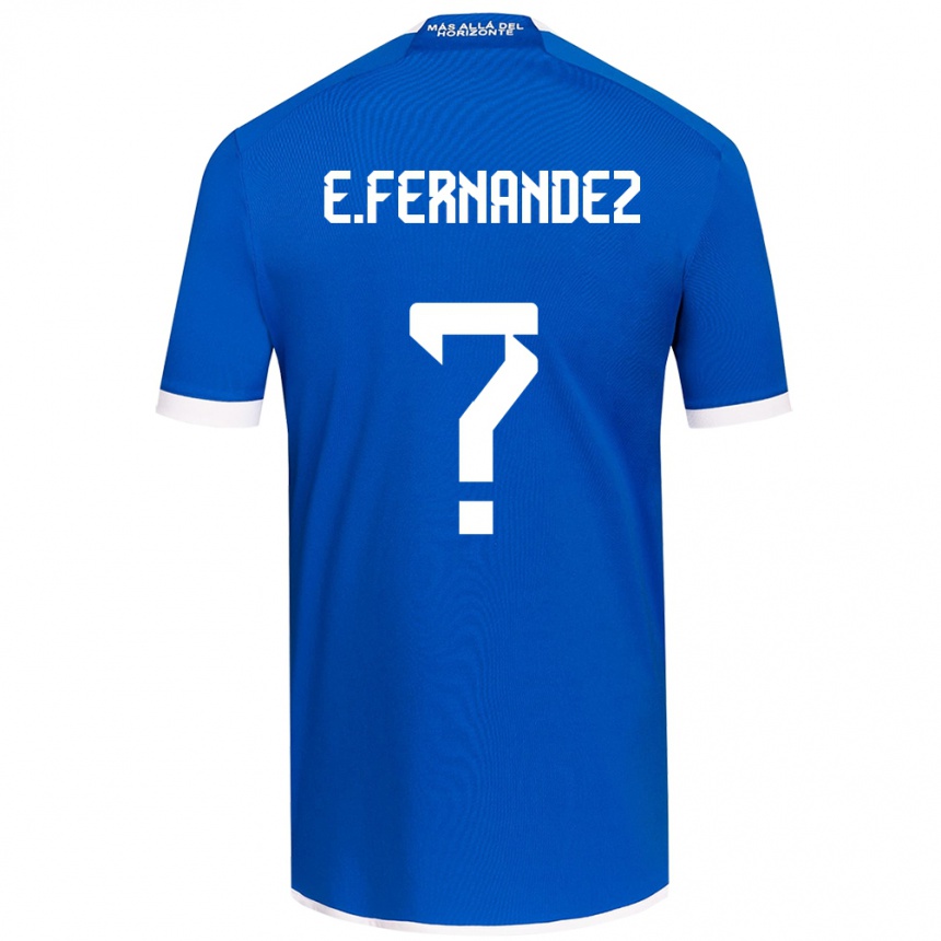 Kinder Fußball Enzo Fernández #0 Blau Weiss Heimtrikot Trikot 2024/25 T-Shirt Luxemburg