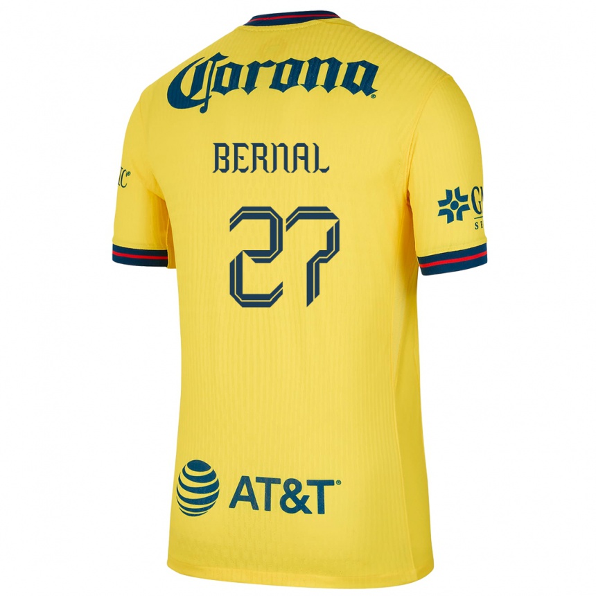 Kinder Fußball Mayra Pelayo Bernal #27 Gelb Blau Heimtrikot Trikot 2024/25 T-Shirt Luxemburg