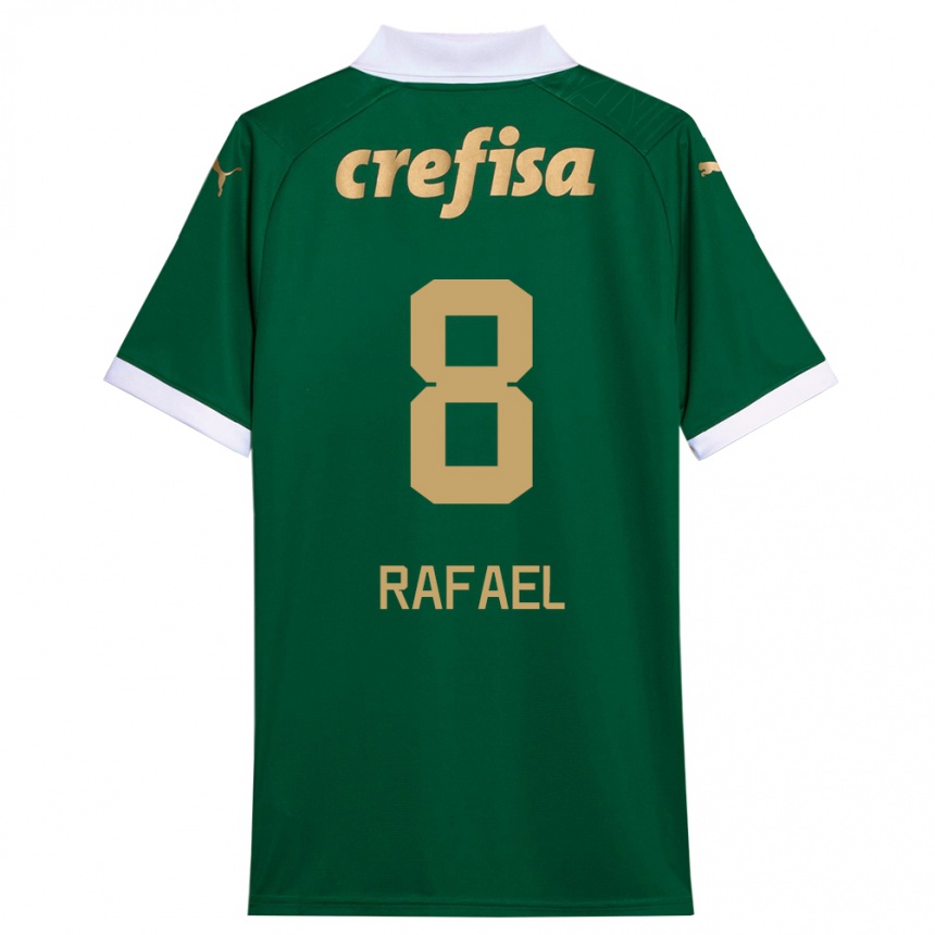 Kinder Fußball Zé Rafael #8 Grün Weiß Heimtrikot Trikot 2024/25 T-Shirt Luxemburg