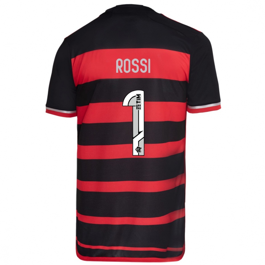 Kinder Fußball Agustin Rossi #1 Rot Schwarz Heimtrikot Trikot 2024/25 T-Shirt Luxemburg