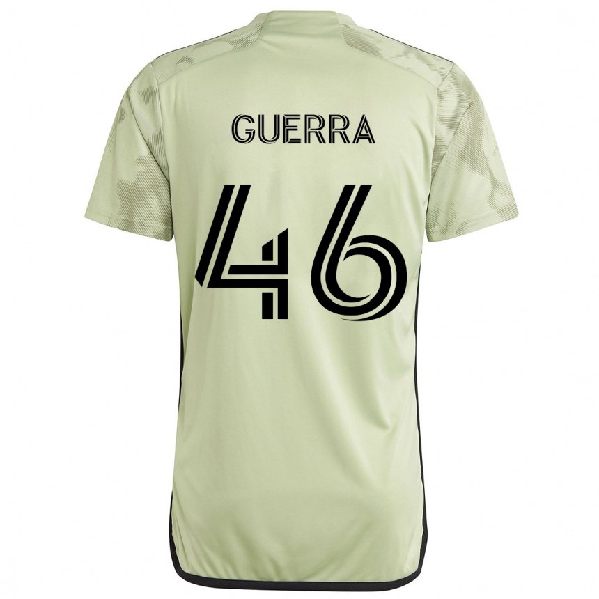 Kinder Fußball Decarlo Guerra #46 Hellgrün Auswärtstrikot Trikot 2024/25 T-Shirt Luxemburg