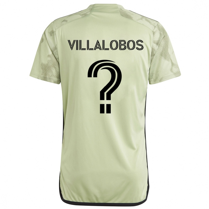 Kinder Fußball Kristian Villalobos #0 Hellgrün Auswärtstrikot Trikot 2024/25 T-Shirt Luxemburg