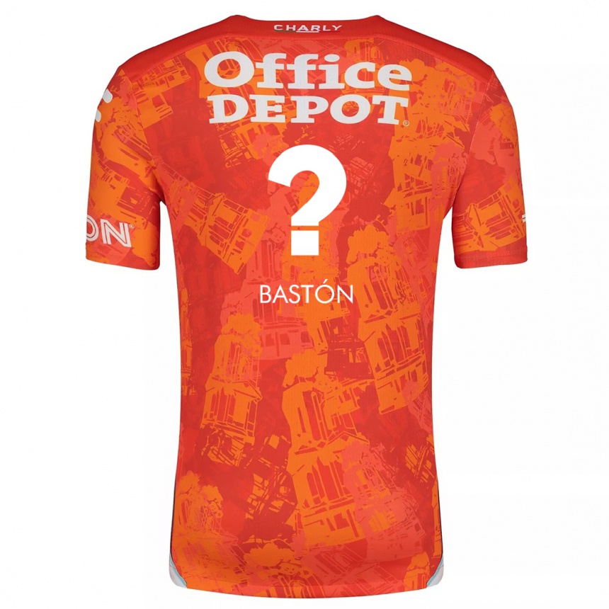 Kinder Fußball Borja Bastón #0 Orange Weiß Auswärtstrikot Trikot 2024/25 T-Shirt Luxemburg