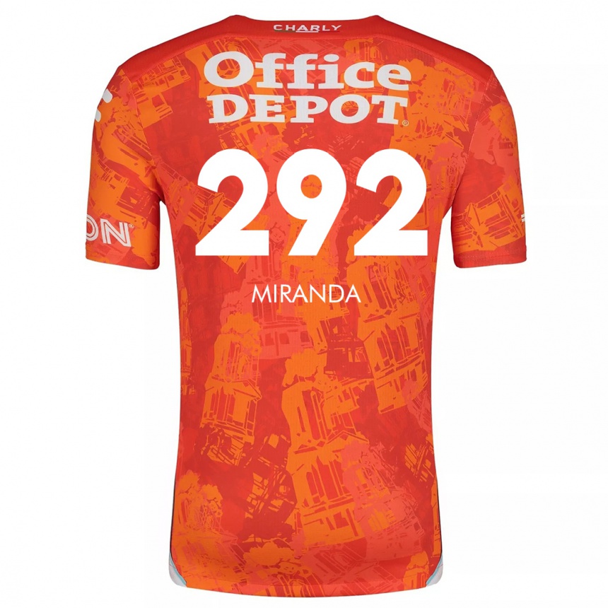 Kinder Fußball Herbey Miranda #292 Orange Weiß Auswärtstrikot Trikot 2024/25 T-Shirt Luxemburg