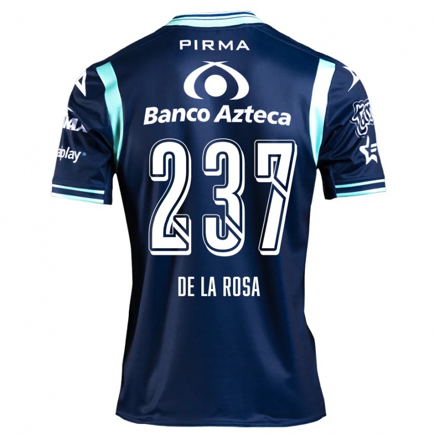 Kinder Fußball Álvaro De La Rosa #237 Navy Blau Auswärtstrikot Trikot 2024/25 T-Shirt Luxemburg