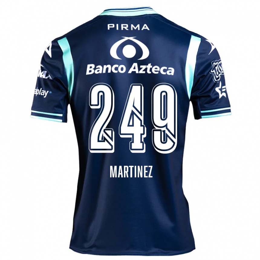 Kinder Fußball Juan Martínez #249 Navy Blau Auswärtstrikot Trikot 2024/25 T-Shirt Luxemburg