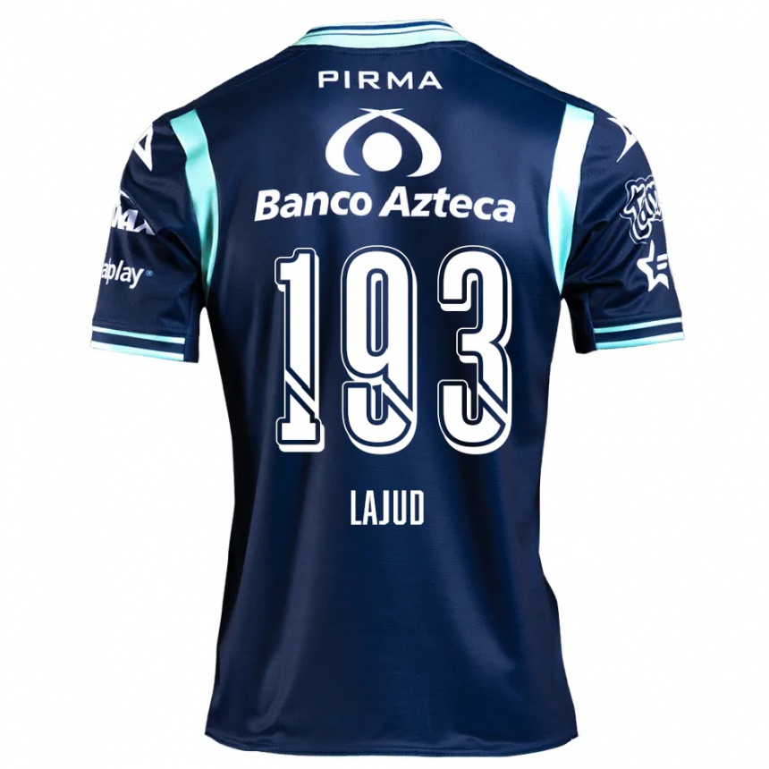 Kinder Fußball Rodrigo Lajud #193 Navy Blau Auswärtstrikot Trikot 2024/25 T-Shirt Luxemburg