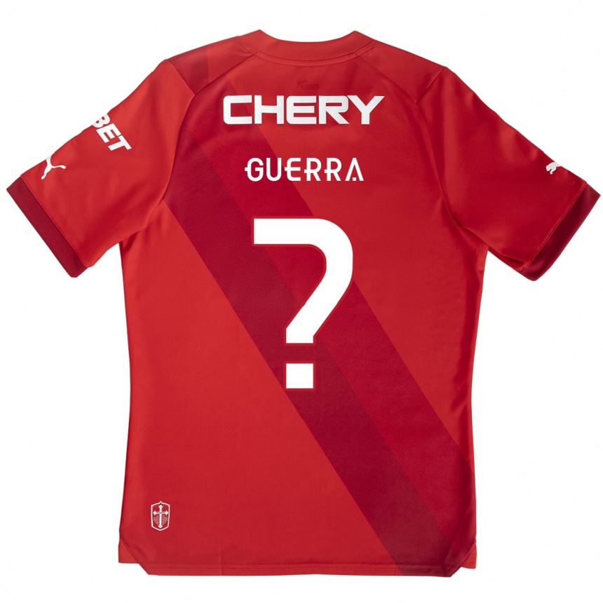 Kinder Fußball Mateo Guerra #0 Rot-Weiss Auswärtstrikot Trikot 2024/25 T-Shirt Luxemburg