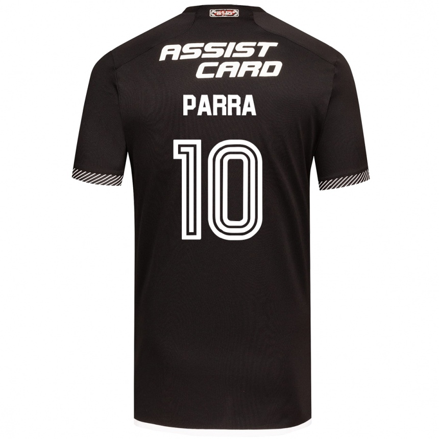 Kinder Fußball Pablo Parra #10 Schwarz-Weiss Auswärtstrikot Trikot 2024/25 T-Shirt Luxemburg