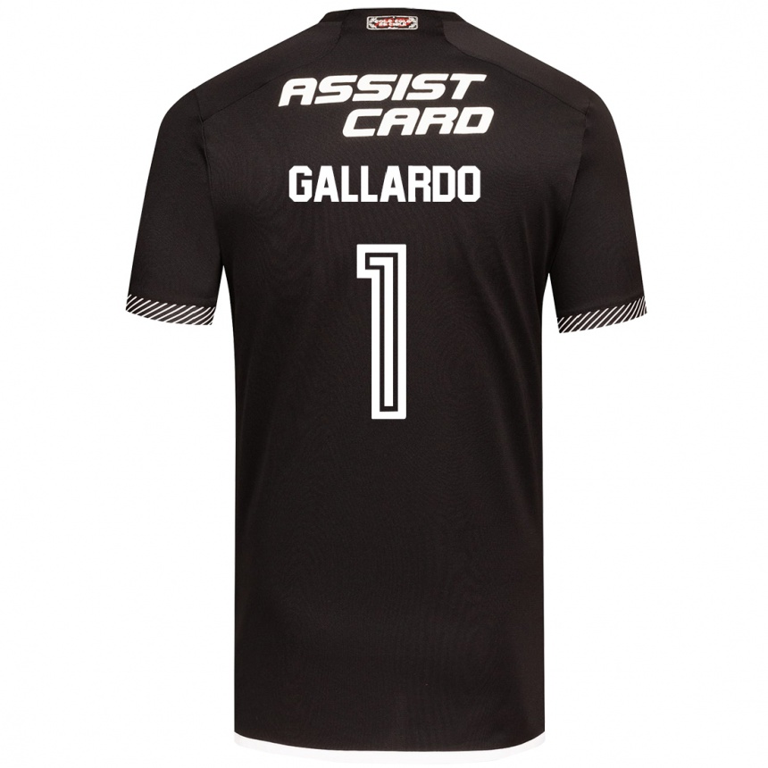 Kinder Fußball Alexia Gallardo #1 Schwarz-Weiss Auswärtstrikot Trikot 2024/25 T-Shirt Luxemburg