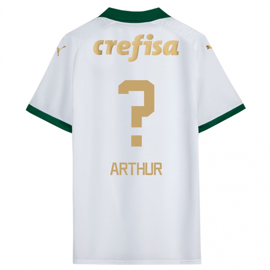 Kinder Fußball Luis Arthur #0 Weiß Grün Auswärtstrikot Trikot 2024/25 T-Shirt Luxemburg