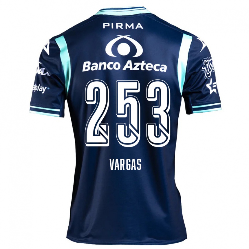 Damen Fußball Edwin Vargas #253 Navy Blau Auswärtstrikot Trikot 2024/25 T-Shirt Luxemburg