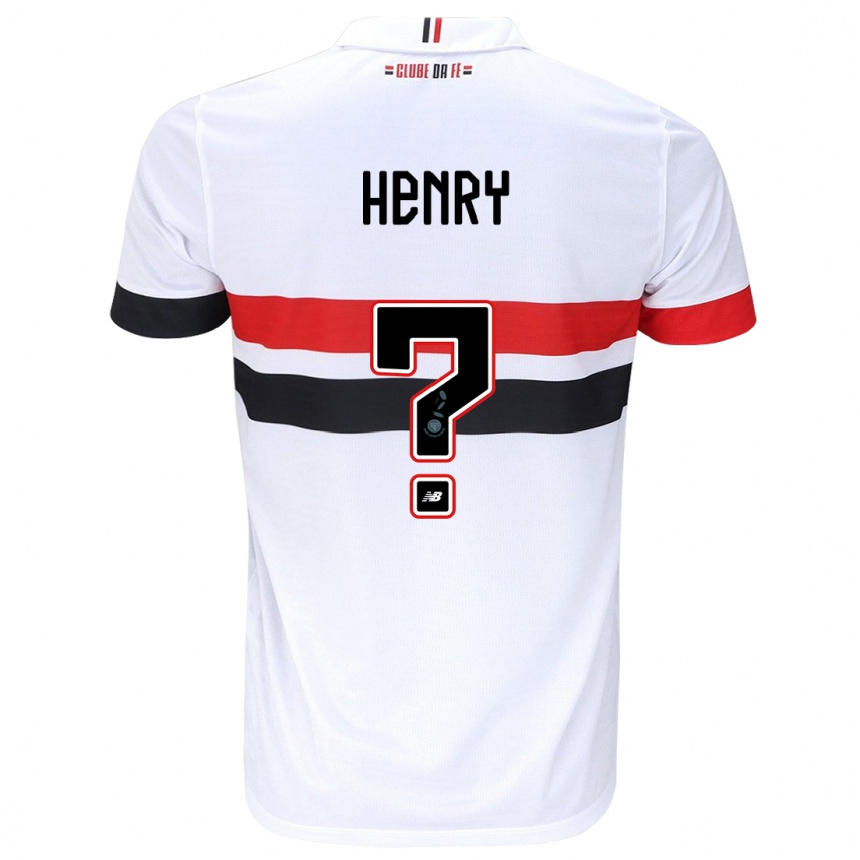 Kinder Fußball Thierry Henry #0 Weiß Rot Schwarz Heimtrikot Trikot 2024/25 T-Shirt Luxemburg