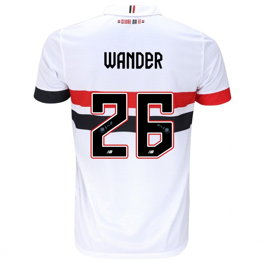 Kinder Fußball Talles Wander #26 Weiß Rot Schwarz Heimtrikot Trikot 2024/25 T-Shirt Luxemburg