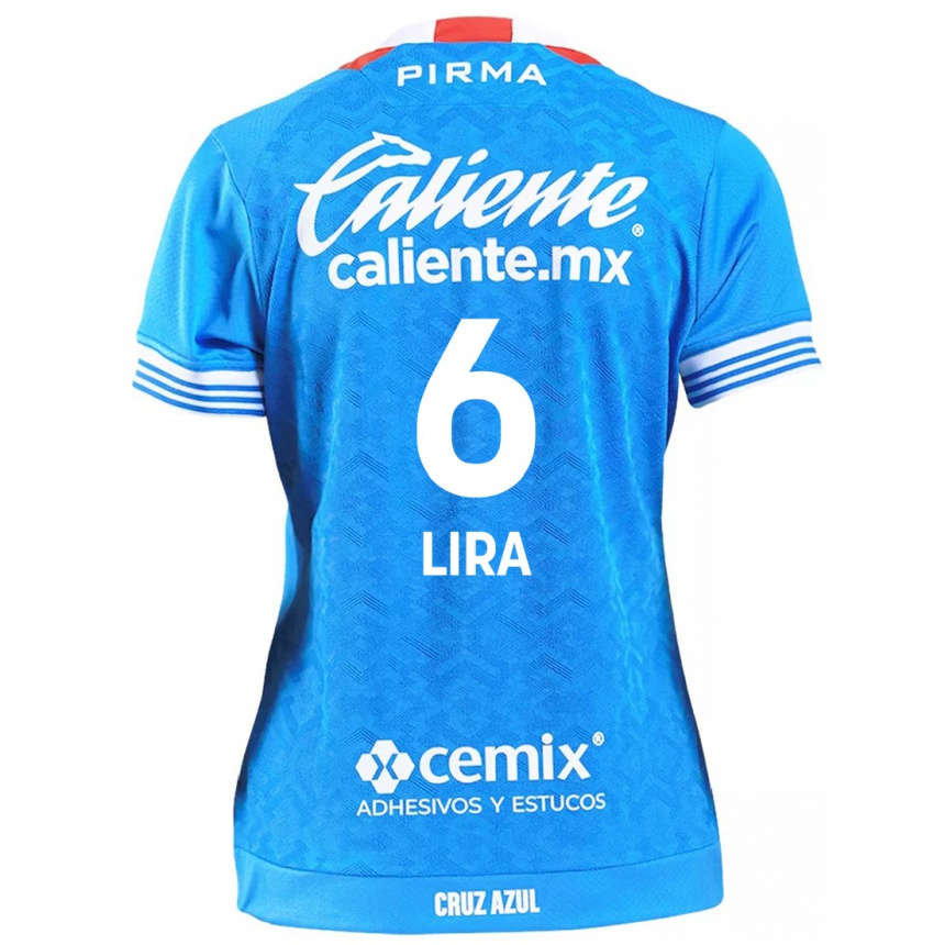 Kinder Fußball Érik Lira #6 Himmelblau Heimtrikot Trikot 2024/25 T-Shirt Luxemburg