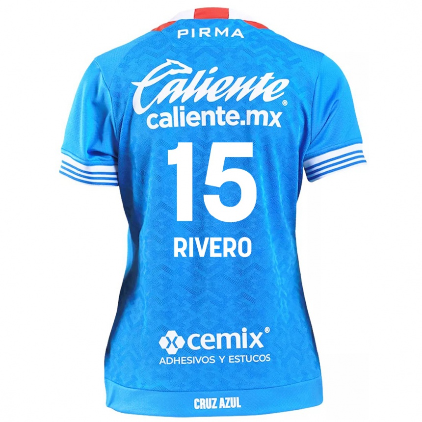 Kinder Fußball Ignacio Rivero #15 Himmelblau Heimtrikot Trikot 2024/25 T-Shirt Luxemburg