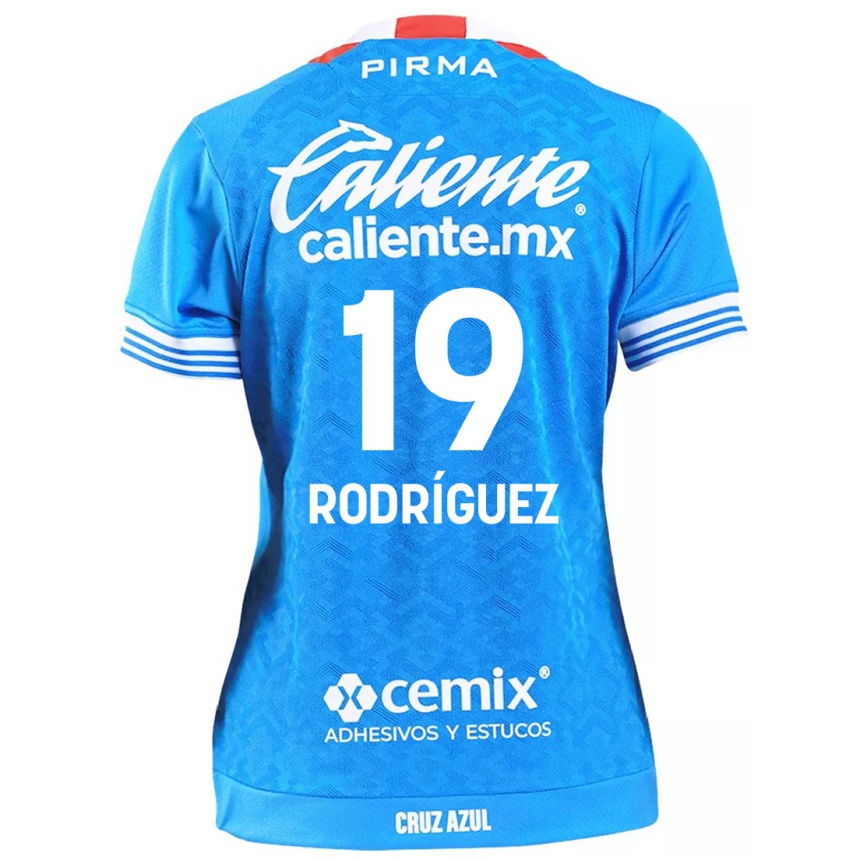 Kinder Fußball Carlos Rodríguez #19 Himmelblau Heimtrikot Trikot 2024/25 T-Shirt Luxemburg