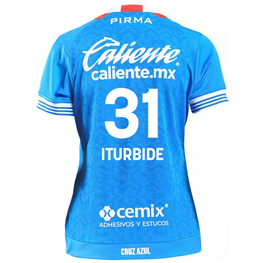 Kinder Fußball Luis Iturbide #31 Himmelblau Heimtrikot Trikot 2024/25 T-Shirt Luxemburg