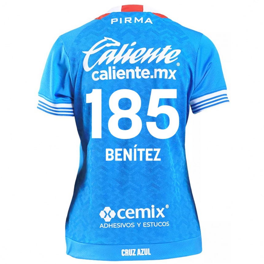 Kinder Fußball Cristopher Benítez #185 Himmelblau Heimtrikot Trikot 2024/25 T-Shirt Luxemburg