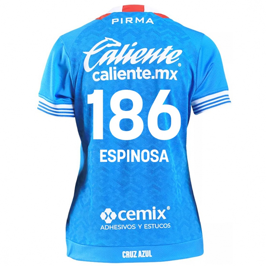 Kinder Fußball Brandón Espinosa #186 Himmelblau Heimtrikot Trikot 2024/25 T-Shirt Luxemburg