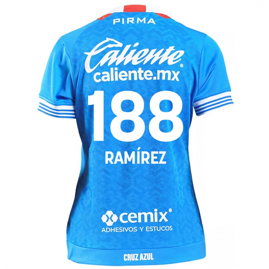 Kinder Fußball Diego Ramírez #188 Himmelblau Heimtrikot Trikot 2024/25 T-Shirt Luxemburg