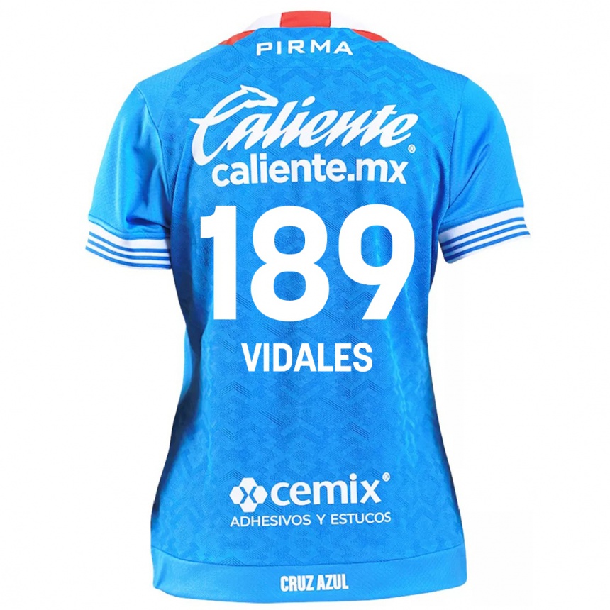 Kinder Fußball Álvaro Vidales #189 Himmelblau Heimtrikot Trikot 2024/25 T-Shirt Luxemburg