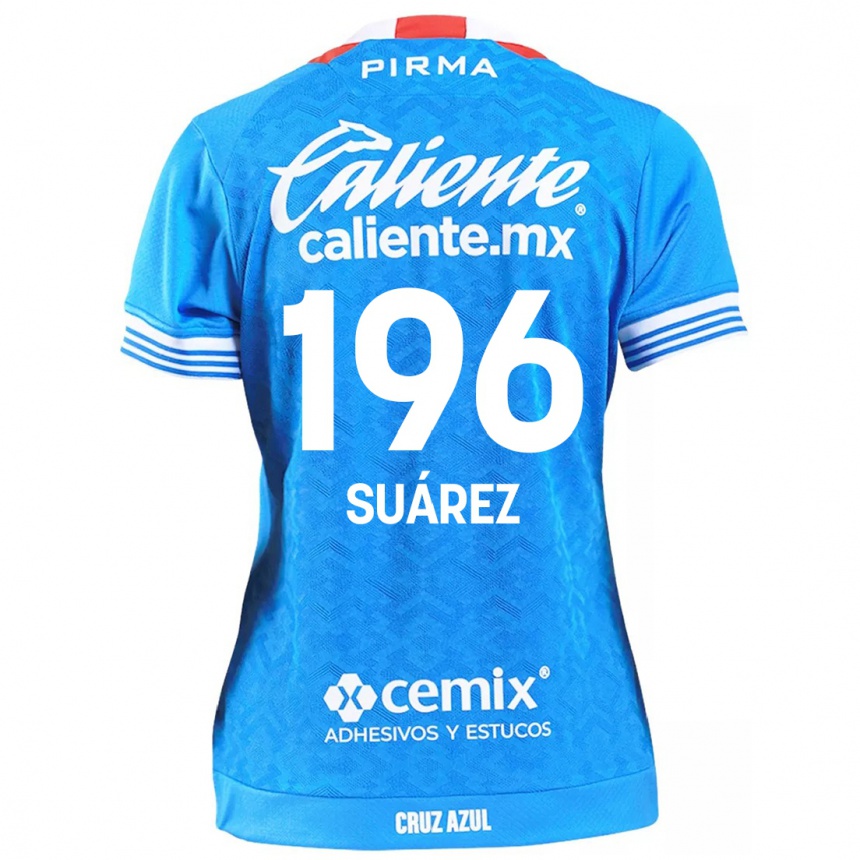 Kinder Fußball Javier Suárez #196 Himmelblau Heimtrikot Trikot 2024/25 T-Shirt Luxemburg