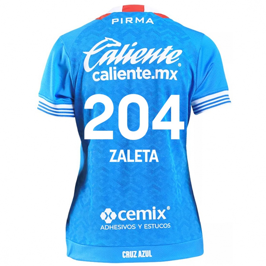 Kinder Fußball Mauro Zaleta #204 Himmelblau Heimtrikot Trikot 2024/25 T-Shirt Luxemburg