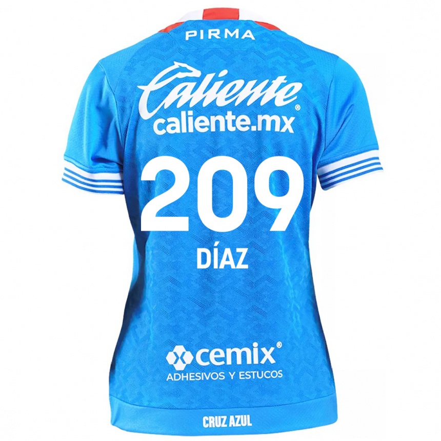 Kinder Fußball Josué Díaz #209 Himmelblau Heimtrikot Trikot 2024/25 T-Shirt Luxemburg