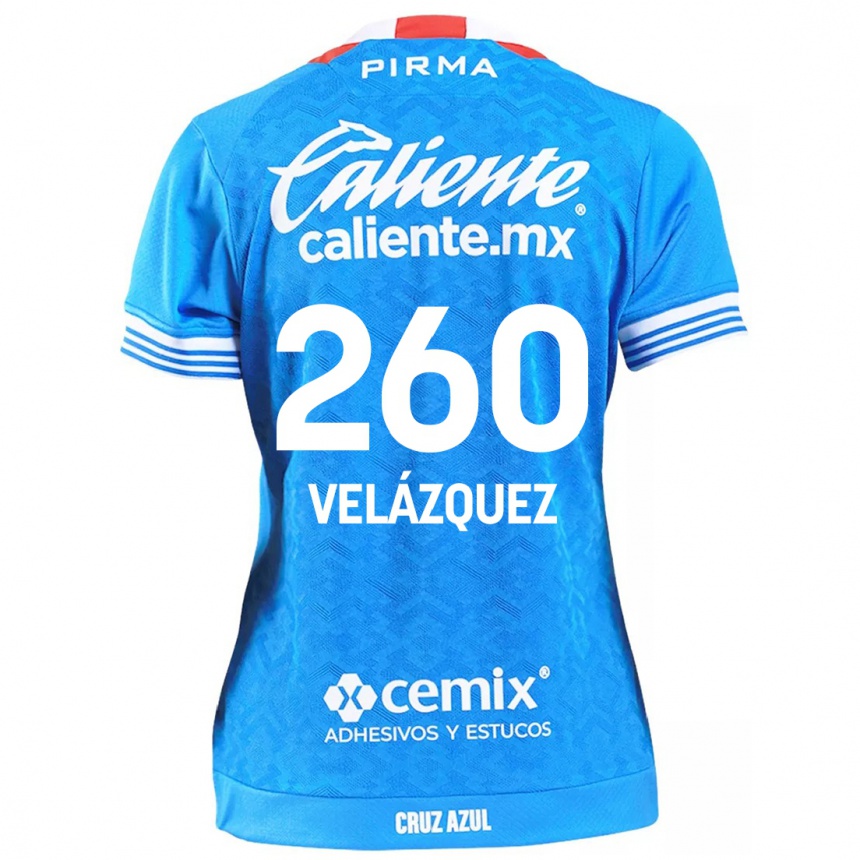 Kinder Fußball Víctor Velázquez #260 Himmelblau Heimtrikot Trikot 2024/25 T-Shirt Luxemburg