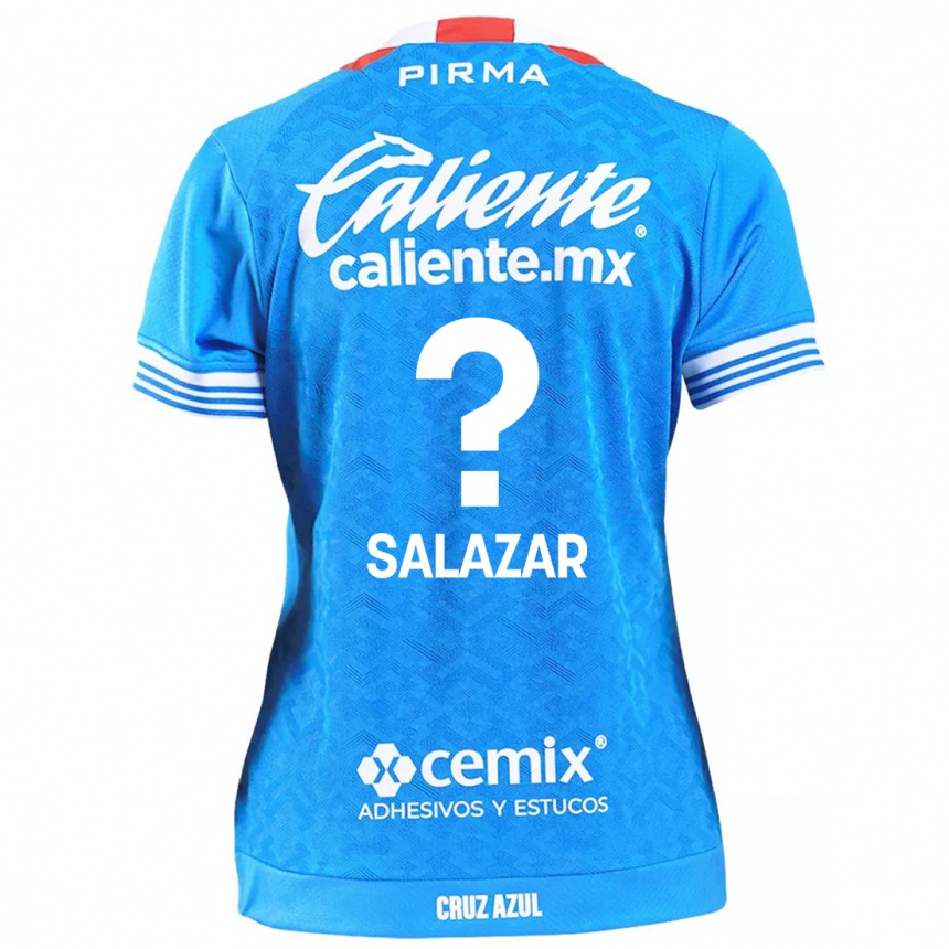 Kinder Fußball Fernando Salazar #0 Himmelblau Heimtrikot Trikot 2024/25 T-Shirt Luxemburg